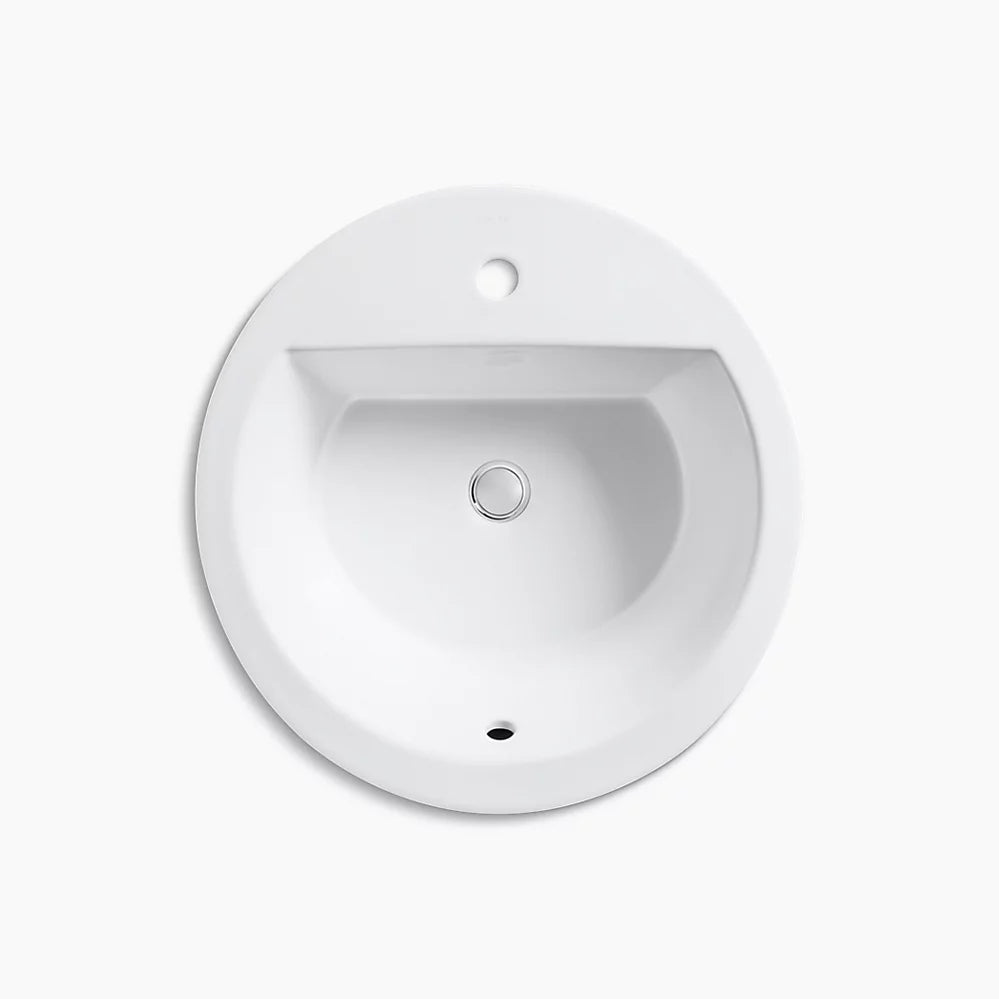 Kohler Bryant Round Self-Rimming Lav/Ctr Hole 2714-1-96 - Plumbing Market