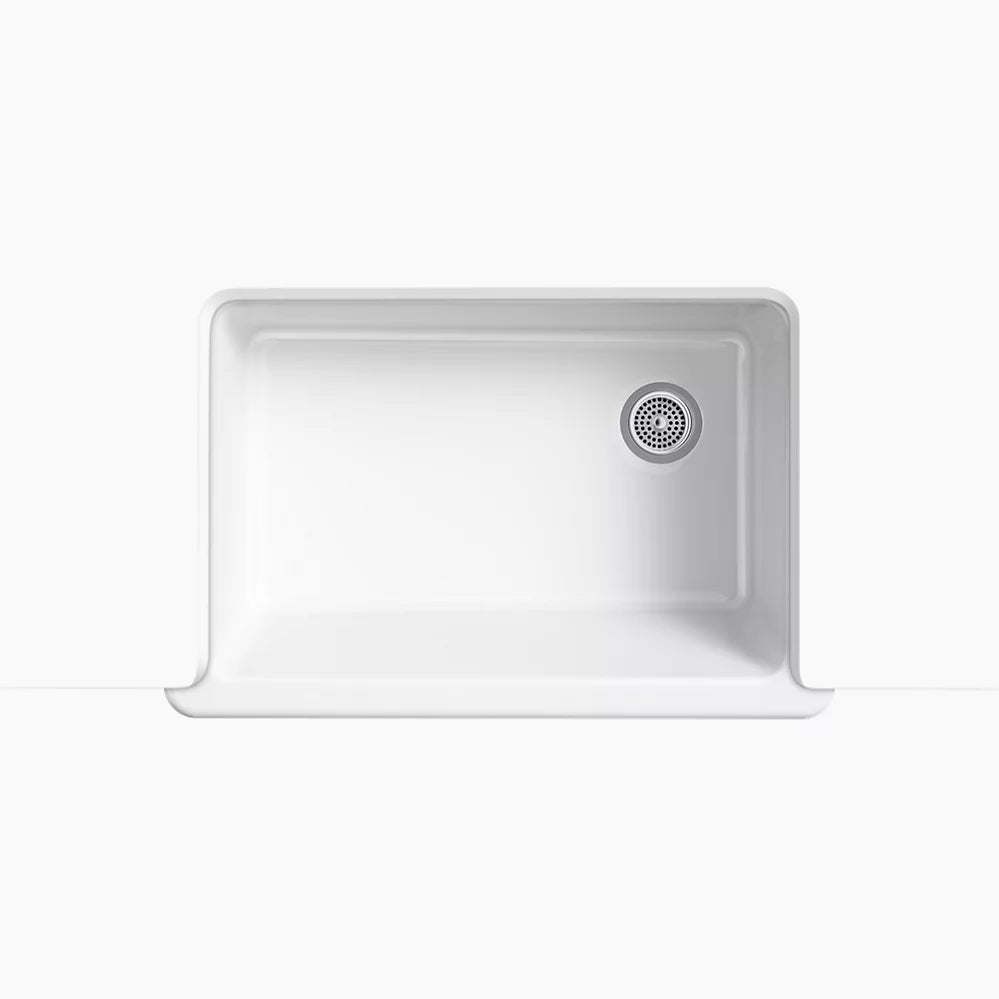 Kohler Whitehaven 32-3/4" undermount single-bowl farmhouse kitchen sink K-5827-95 - Plumbing Market