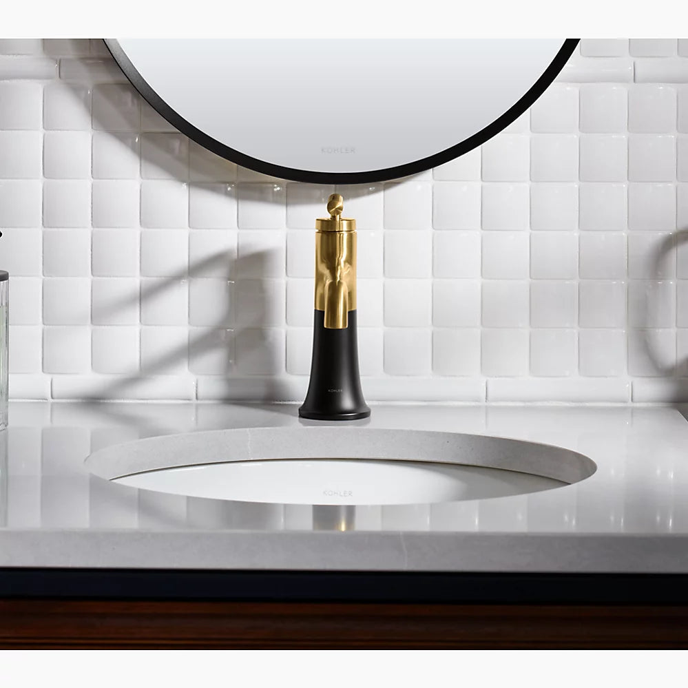 Kohler Tone Single-handle bathroom sink faucet, 0.5 gpm K-27415-4N-BL - Plumbing Market