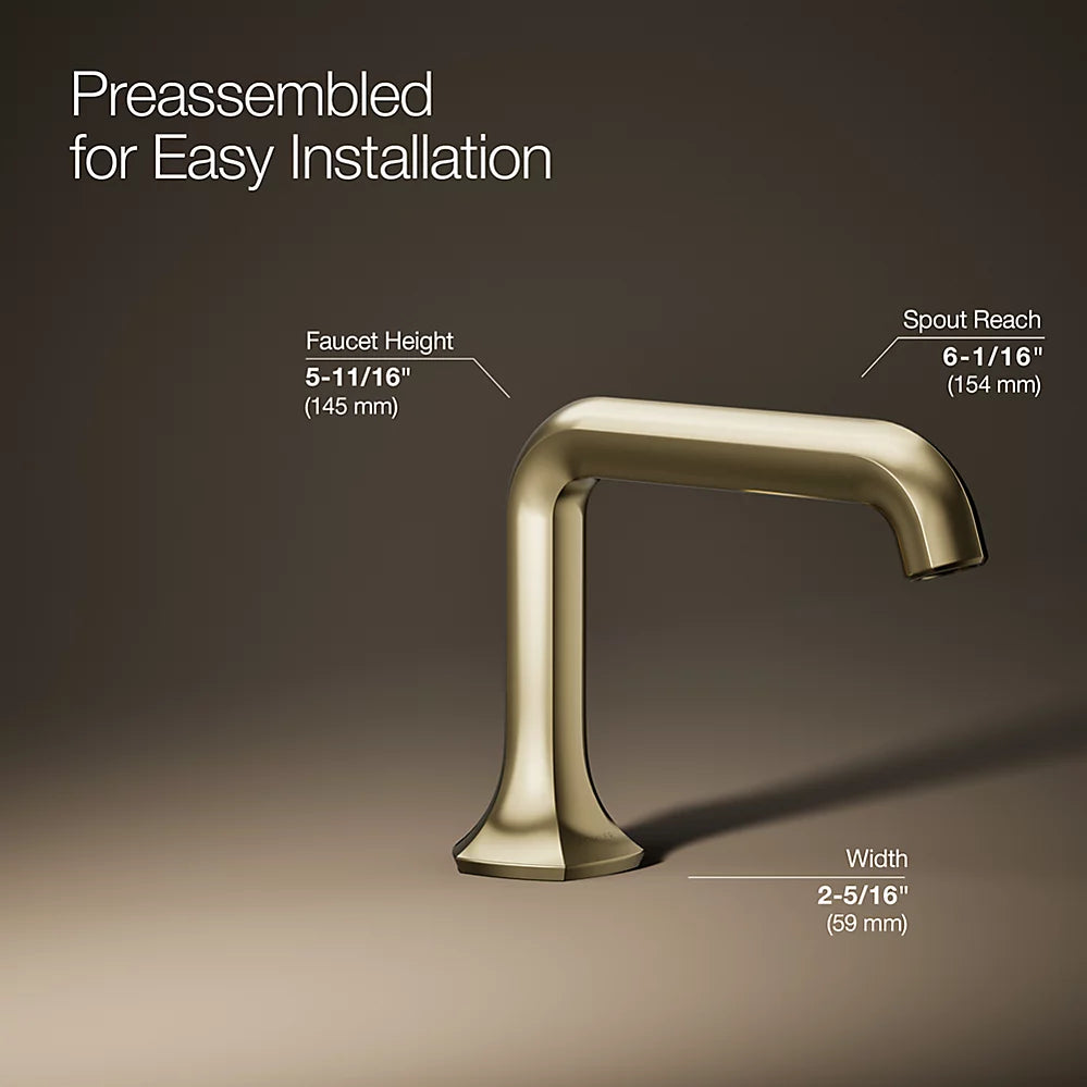 Kohler Occasion Bathroom sink faucet spout with Straight design, 0.5 gpm K-27009-N-AF - Plumbing Market