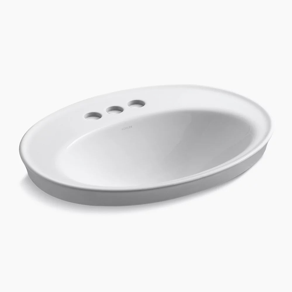 Kohler Serif Lav, Self-Rimming, 4Cc 2075-4-0 - Plumbing Market