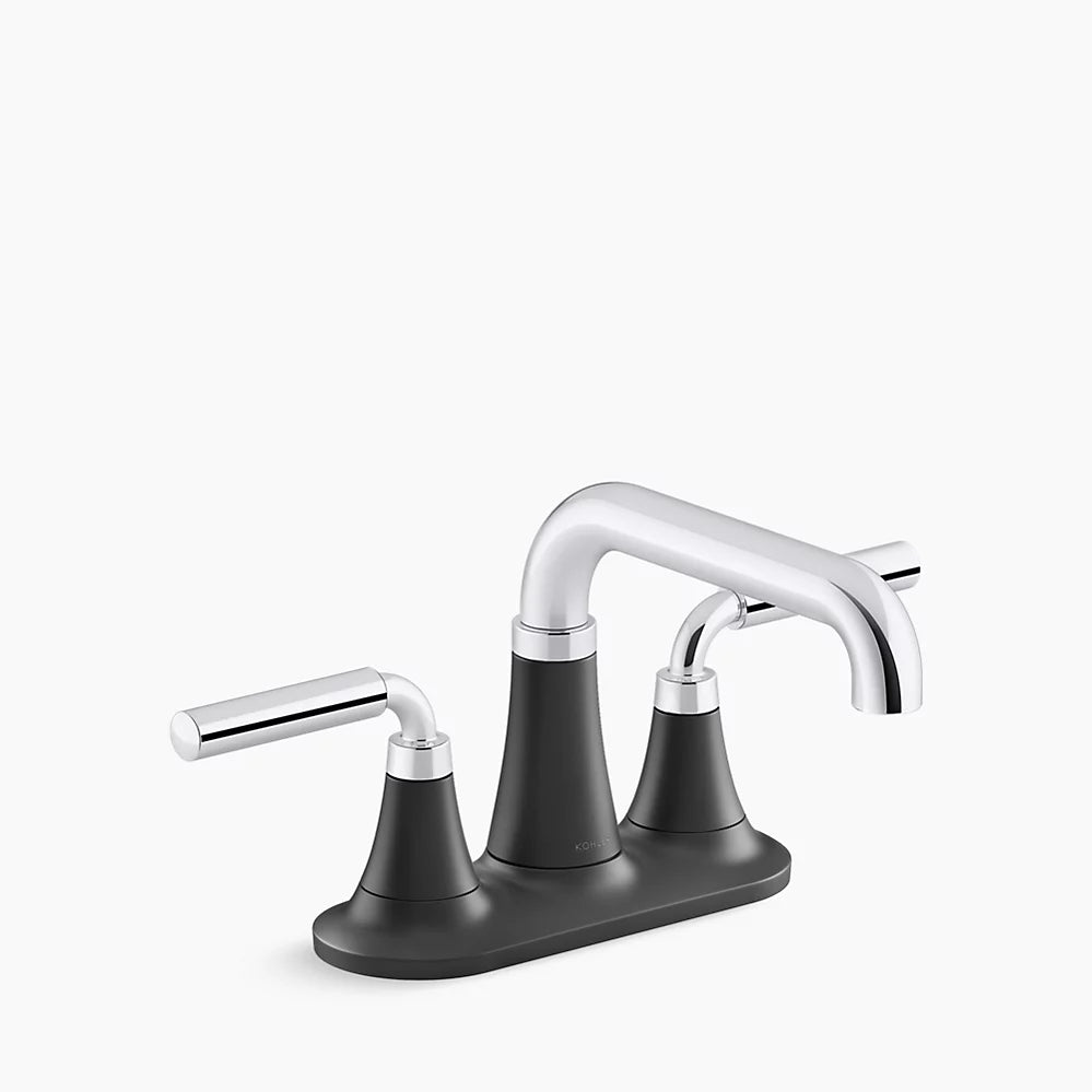 Kohler Tone Centerset bathroom sink faucet, 1.2 gpm K-27414-4-CBL - Plumbing Market