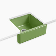 Kohler Whitehaven 23-1/2" undermount single-bowl farmhouse kitchen sink K-5665-34 - Plumbing Market