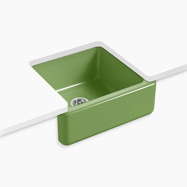 Kohler Whitehaven 23-1/2" undermount single-bowl farmhouse kitchen sink K-5665-34 - Plumbing Market