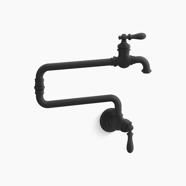 Kohler Artifacts Wall-mount pot filler K-99270-BL - Plumbing Market