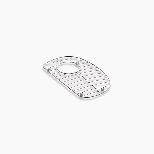 Kohler Iron/Tones Stainless steel sink rack, 14-3/8" x 8-1/4" for right-bowl of K-6498 Iron/Tones Smart Divide kitchen sink K-6071-ST - Plumbing Market