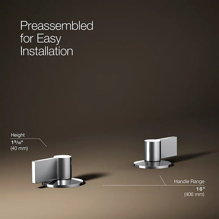 Kohler Components Lever bathroom sink faucet handles K-77974-4-CP - Plumbing Market