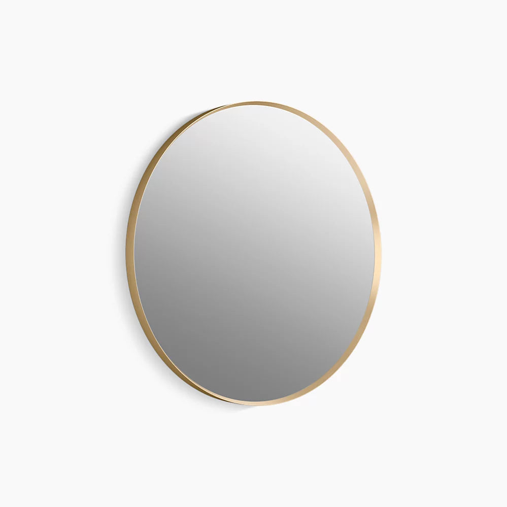 Kohler Essential 28" round framed mirror K-26050-BGL - Plumbing Market