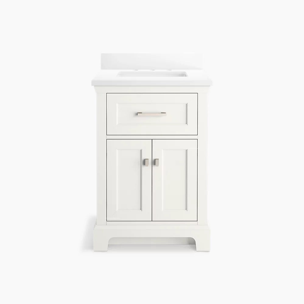 Kohler Charlemont 24" bathroom vanity cabinet with sink and quartz top K-29259-BD1-0 - Plumbing Market