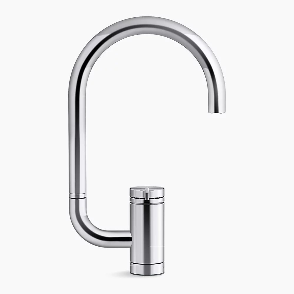 Kohler Components Single-handle bar sink faucet with two-function extended-reach spout K-28277-2MB - Plumbing Market