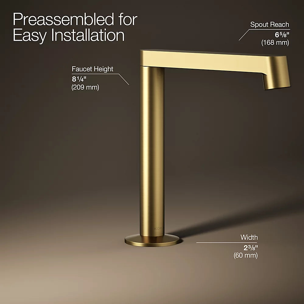 Kohler Components Bathroom sink faucet spout with Row design, 1.2 gpm K-77969-2MB - Plumbing Market
