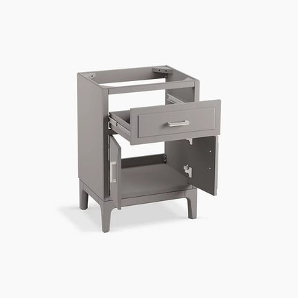 Kohler Seer 24" bathroom vanity cabinet with sink and quartz top K-33551-ASB-1WT - Plumbing Market