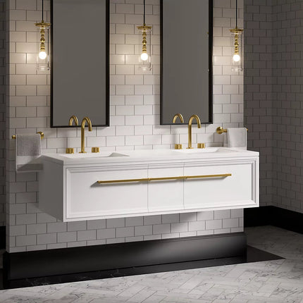 Kohler Lodern 60" wall-hung bathroom vanity cabinet K-33567-1WA - Plumbing Market