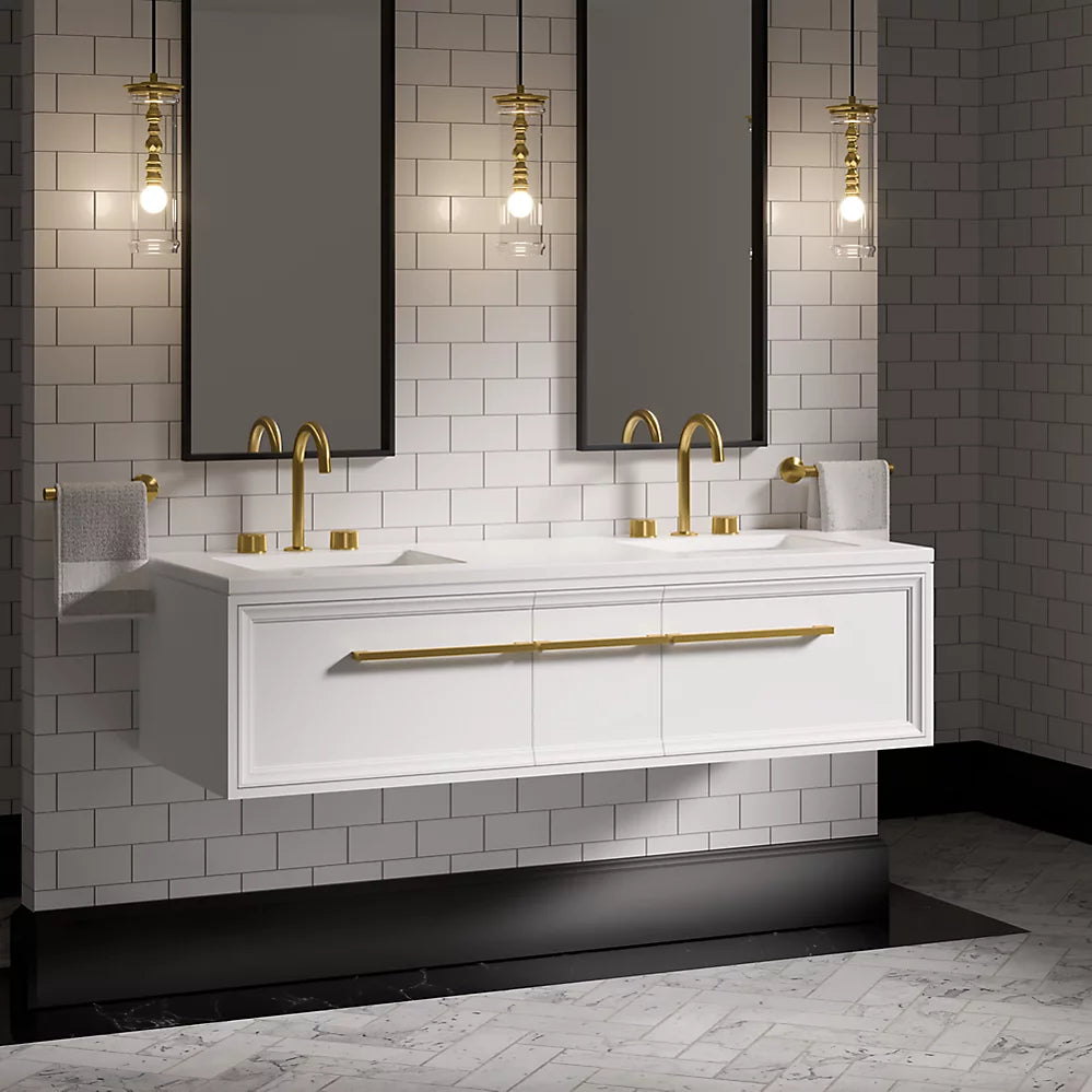 Kohler Lodern 60" wall-hung bathroom vanity cabinet K-33567-1WA - Plumbing Market
