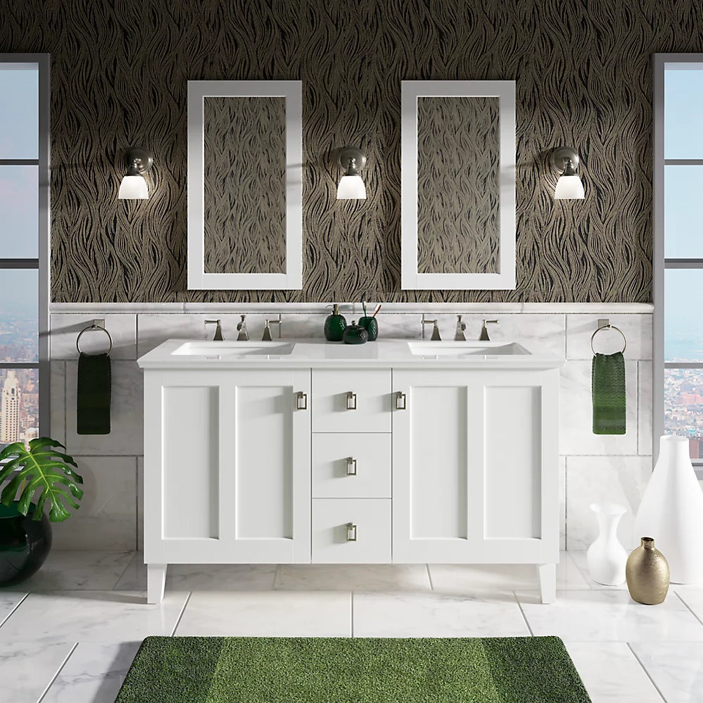 Kohler Poplin 60" bathroom vanity cabinet K-99537-LG-1WA - Plumbing Market