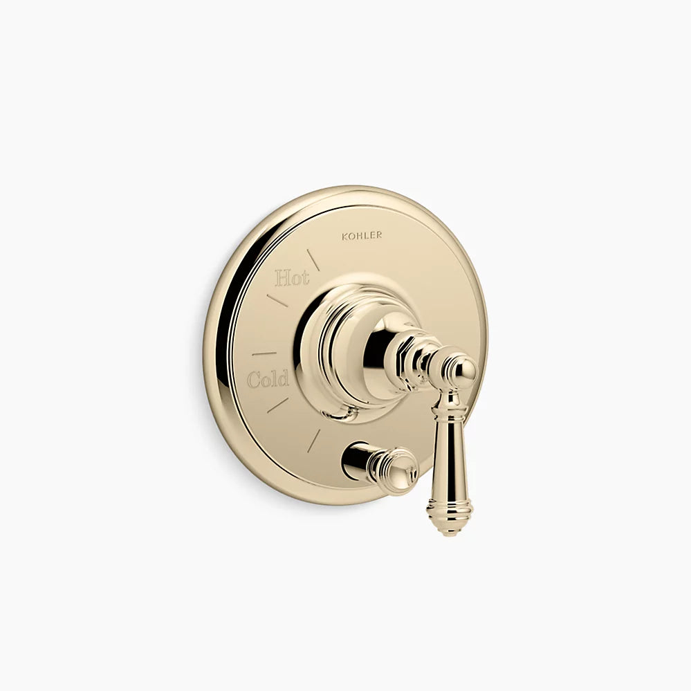 Kohler Artifacts Rite-Temp Vlv Trm W/Div, Lvr T72768-4-AF - Plumbing Market