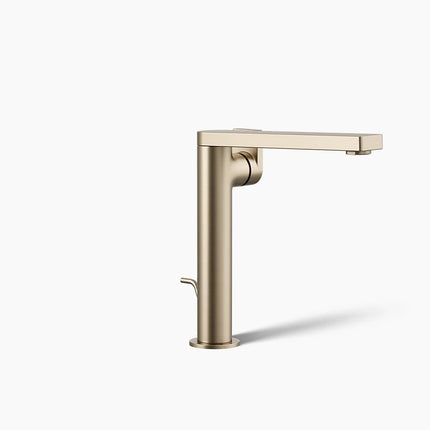 Kohler Composed Tall single-handle bathroom sink faucet with Lever handle, 1.2 gpm K-73168-4-BV - Plumbing Market