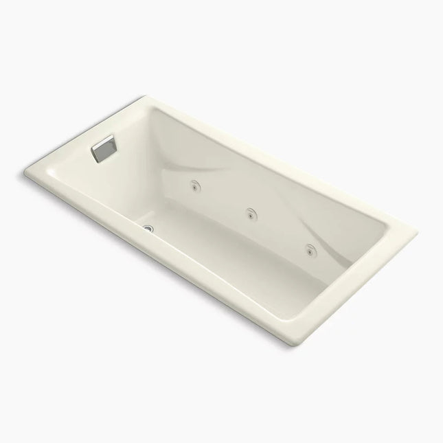 Kohler Tea-for-Two 71-3/4" x 36" drop-in/undermount whirlpool bath K-865-JHD-96 - Plumbing Market