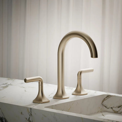Kohler Occasion Bathroom sink faucet spout with Cane design, 1.2 gpm K-27008-BV - Plumbing Market