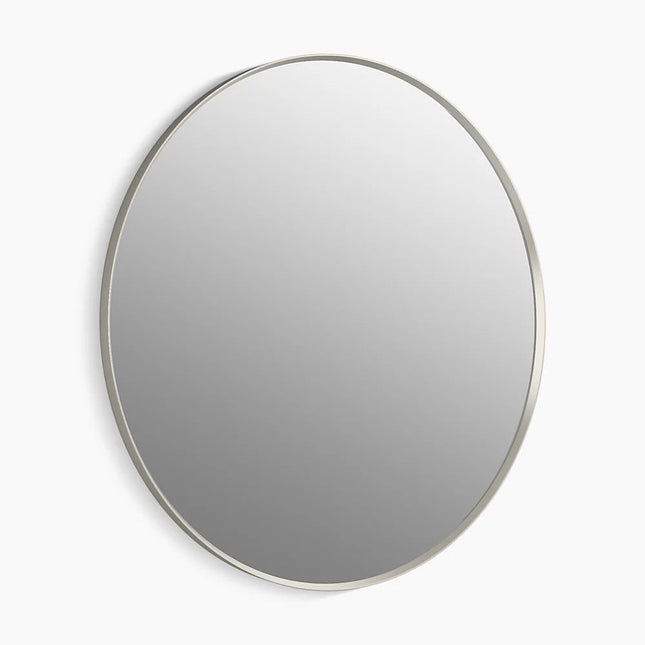 Kohler Essential 42" round framed mirror K-31370-BNL - Plumbing Market