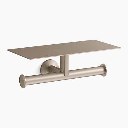 Kohler Components Covered double toilet paper holder K-78384-BV - Plumbing Market