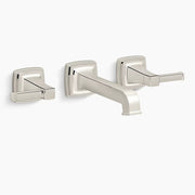 Kohler Riff Wall-mount bathroom sink faucet trim, 1.2 gpm K-T26432-4-SN - Plumbing Market