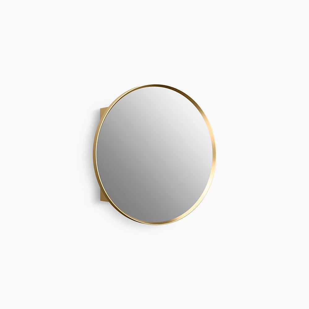 Kohler Verdera 24" round framed medicine cabinet K-35572-BGL - Plumbing Market