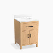 Kohler Kresla 24" bathroom vanity cabinet with sink and quartz top K-40637-BD1-WEK - Plumbing Market