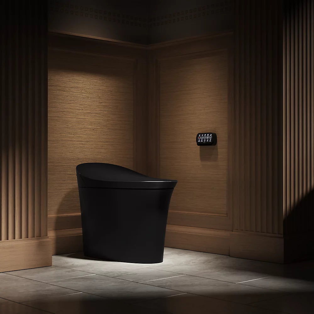 Kohler Veil One-piece compact elongated smart toilet, dual-flush K-5401-PA-HB1 - Plumbing Market