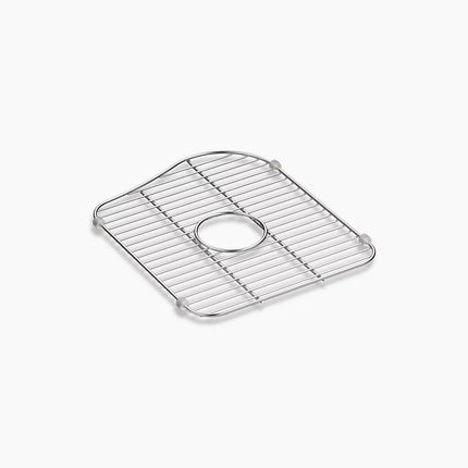 Kohler Staccato Stainless steel large sink rack, 13-1/4" x 15-7/8", for right-hand bowl K-5117-ST - Plumbing Market