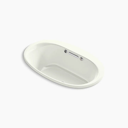 Kohler Underscore 59-3/4" x 35-3/4" drop-in Heated BubbleMassage air bath with Bask heated surface K-5714-GHW-NY - Plumbing Market