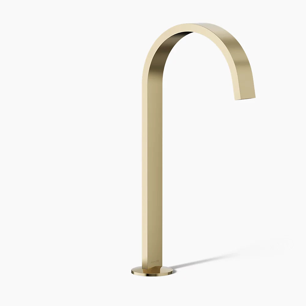 Kohler Components Bathroom sink faucet spout with Ribbon design, 1.2 gpm K-77966-AF - Plumbing Market