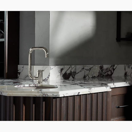 Kohler Components Single-handle bar sink faucet with two-function extended-reach spout K-28290-VS - Plumbing Market