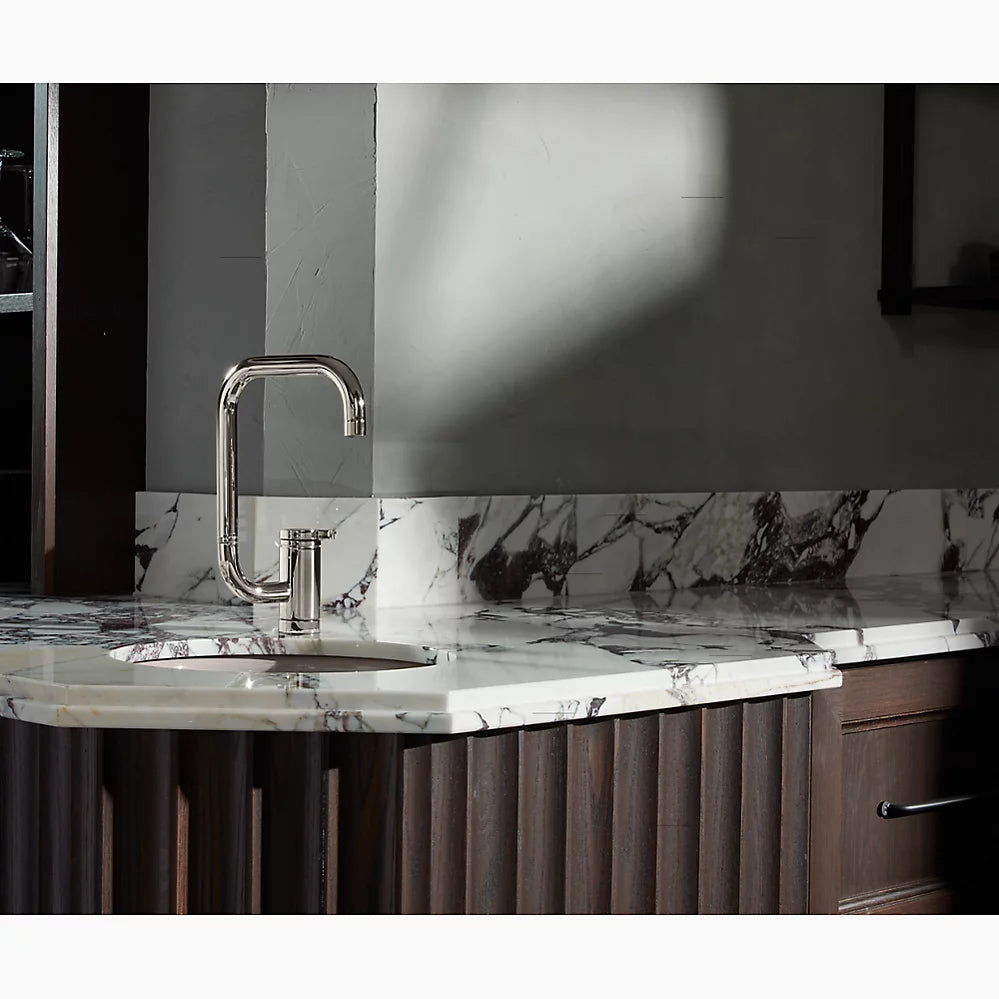 Kohler Components Single-handle bar sink faucet with two-function extended-reach spout K-28290-VS - Plumbing Market