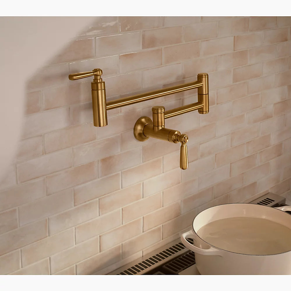 Kohler Edalyn by Studio McGee Wall-mount pot filler K-28359-CP - Plumbing Market