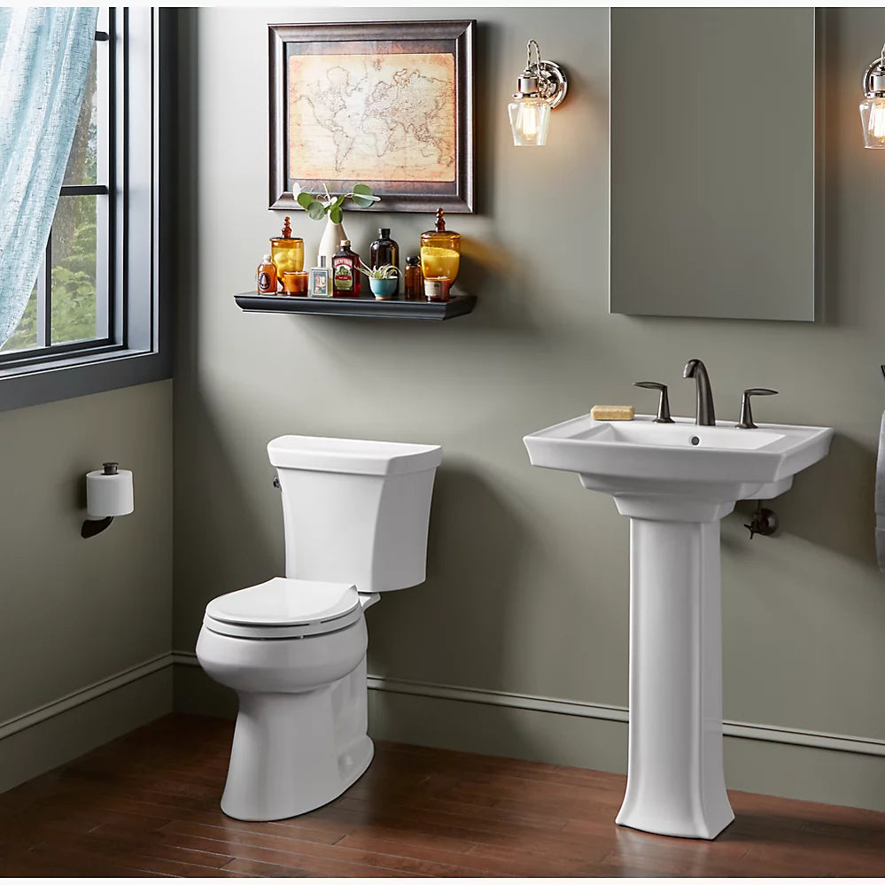 Kohler Archer Pedestal Lav, 8 Cc 2359-8-95 - Plumbing Market