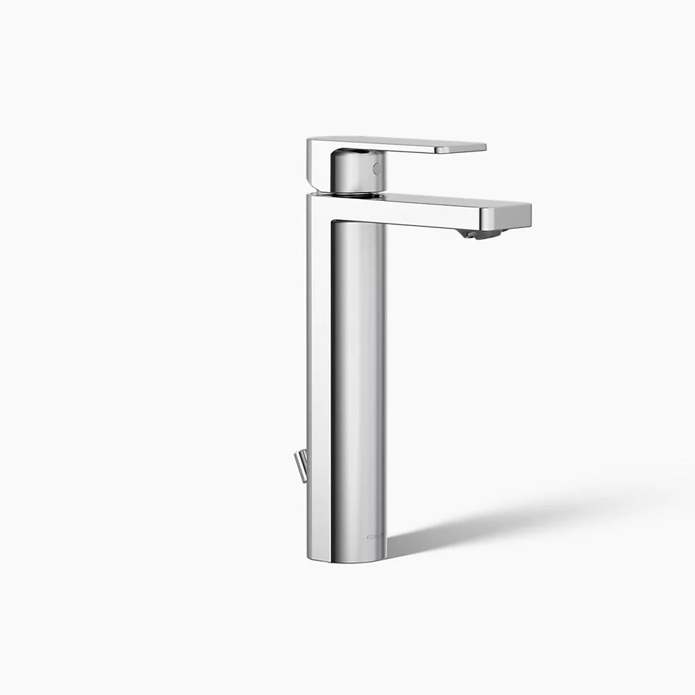 Kohler Parallel Tall single-handle bathroom sink faucet, 0.5 gpm K-23475-4N-CP - Plumbing Market