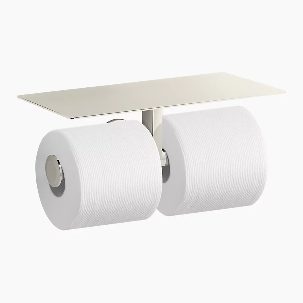 Kohler Components Covered double toilet paper holder K-78384-SN - Plumbing Market