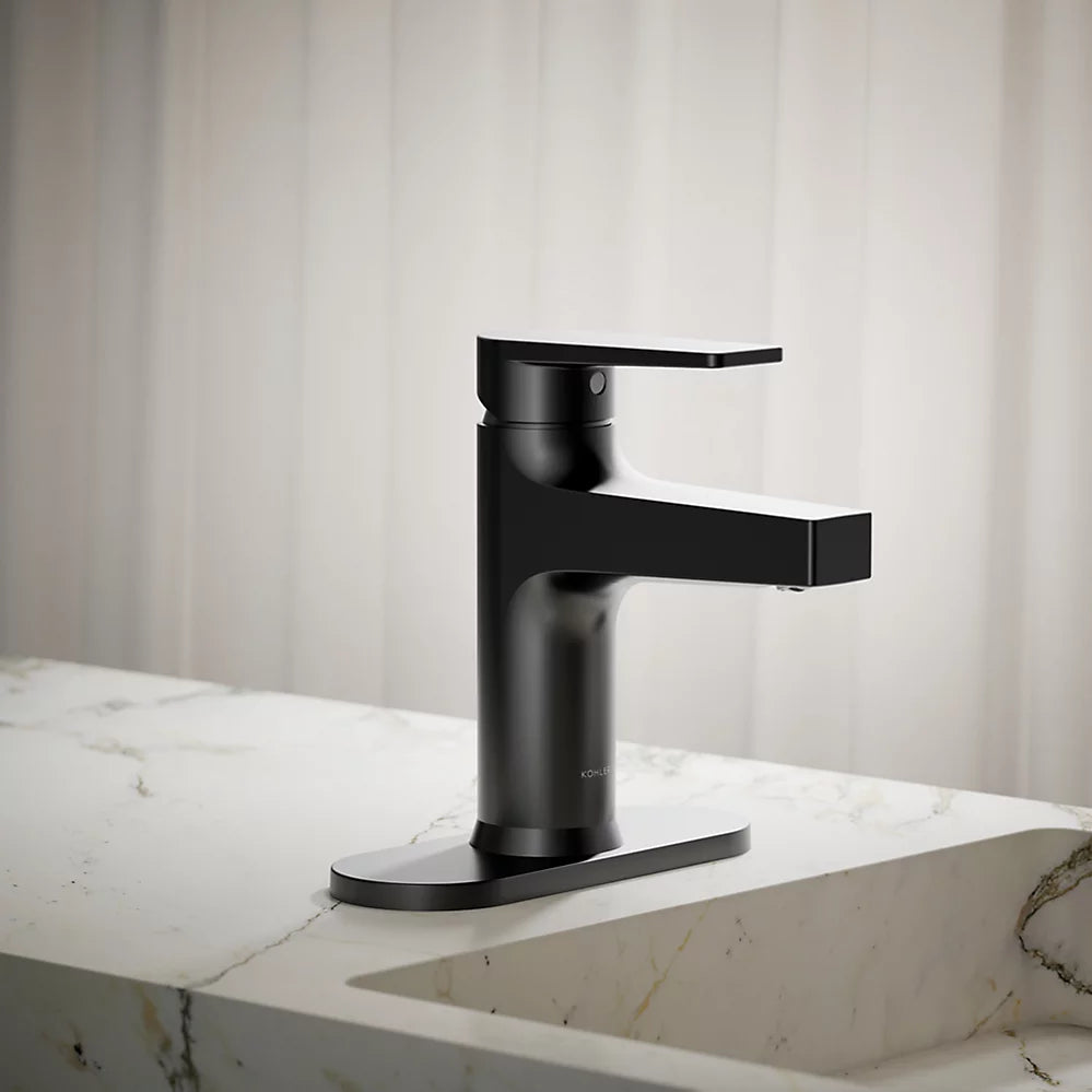 Kohler Taut Single-handle bathroom sink faucet, 1.2 gpm K-74021-4-BL - Plumbing Market