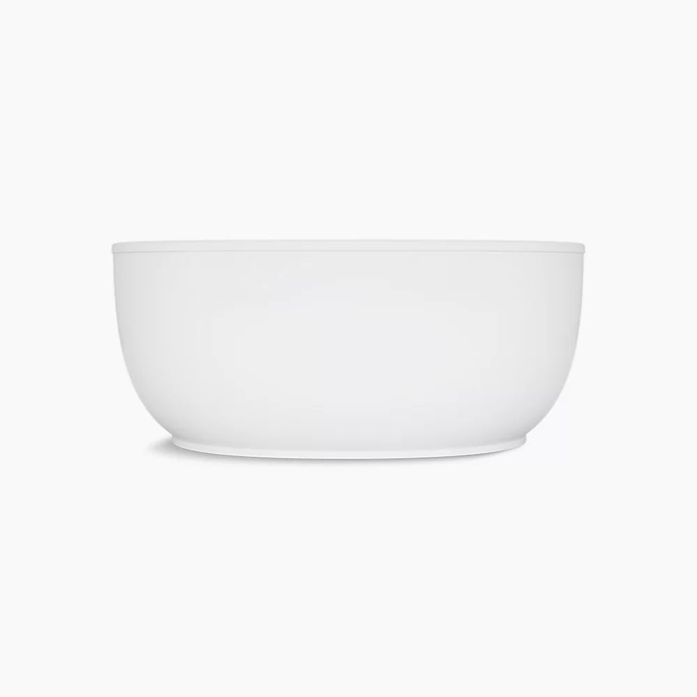 Kohler Sunstruck 60" x 34" freestanding bath with fluted shroud K-24002-0 - Plumbing Market