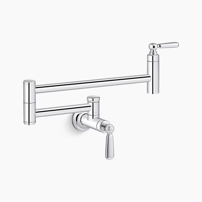Kohler Edalyn by Studio McGee Wall-mount pot filler K-28359-CP - Plumbing Market