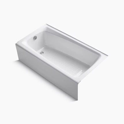 Kohler Mendota 60" x 32" alcove bath, left drain K-505-0 - Plumbing Market