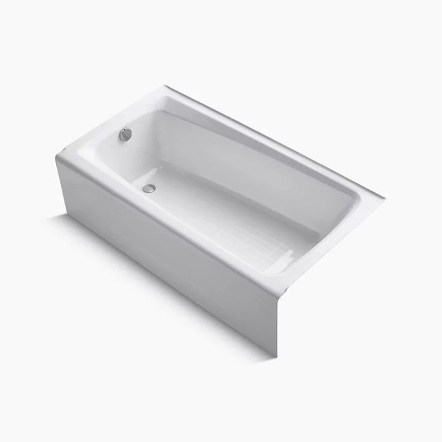 Kohler Mendota 60" x 32" alcove bath, left drain K-505-0 - Plumbing Market