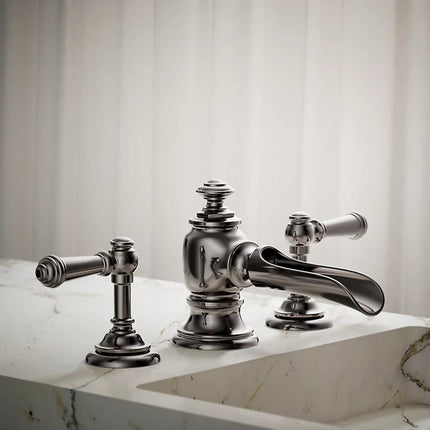 Kohler Artifacts with Flume design Bathroom sink faucet spout with Flume design, 1.2 gpm K-72761-TT - Plumbing Market