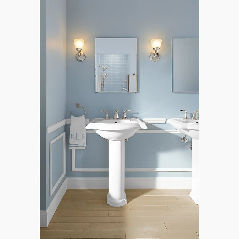 Kohler 20" W x 26" H aluminum single-door medicine cabinet with mirrored door, beveled edges K-CB-CLC2026FS - Plumbing Market