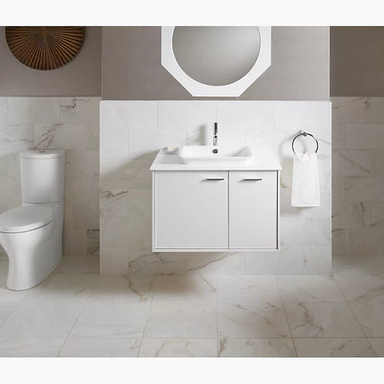 Kohler Jute 30" wall-hung bathroom vanity cabinet K-99541-R-1WA - Plumbing Market