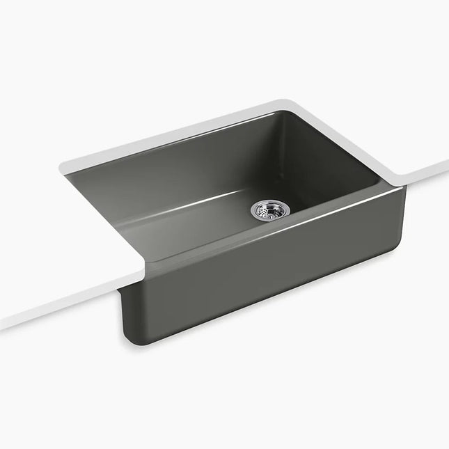 Kohler Whitehaven 32-3/4" undermount single-bowl farmhouse kitchen sink K-5827-58 - Plumbing Market