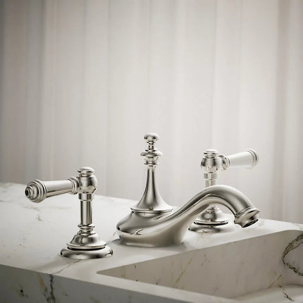 Kohler Artifacts with Tea design Bathroom sink faucet spout with Tea design, 1.2 gpm K-72758-SN - Plumbing Market