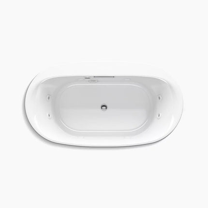 Kohler Underscore 66" x 36" drop-in heated whirlpool bath K-5716-JH-0 - Plumbing Market