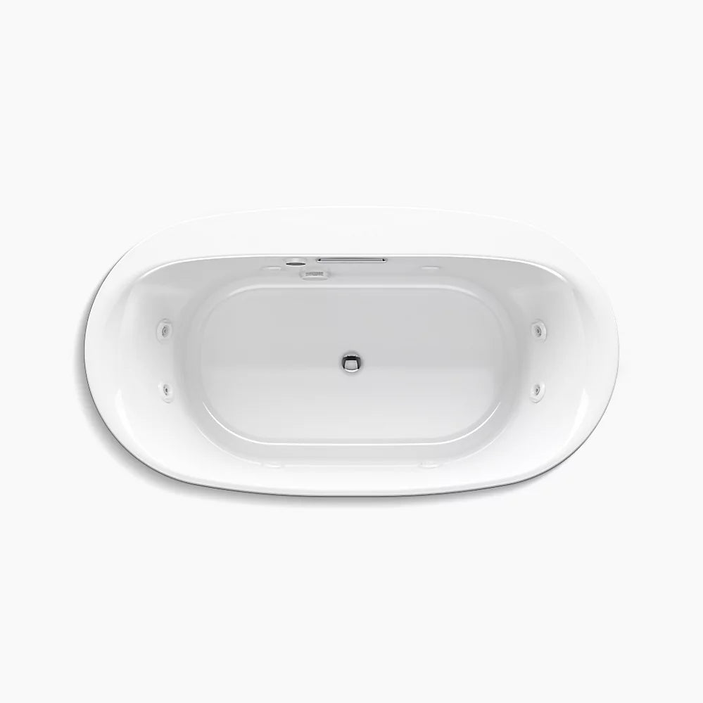 Kohler Underscore 66" x 36" drop-in heated whirlpool bath K-5716-JH-0 - Plumbing Market